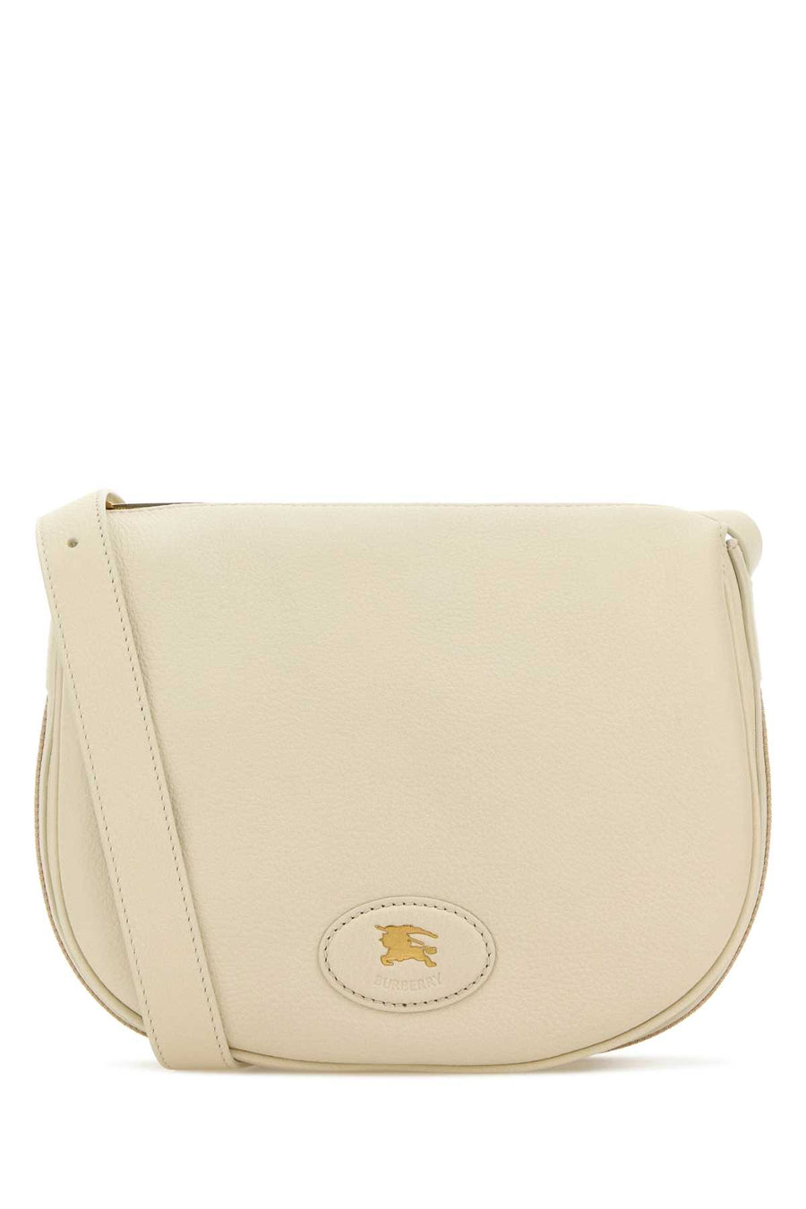 Burberry Tavistock Exterior: 100% Calf Lining: 100% Calf Finishing: Golden metal crossbody bag in beige
