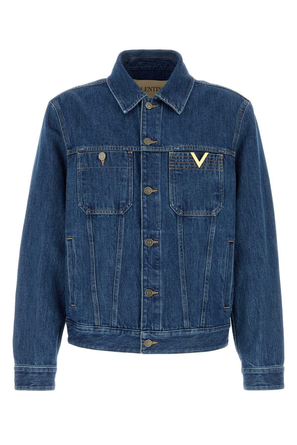 Valentino Garavani Denim 100% Cotton jacket in blue
