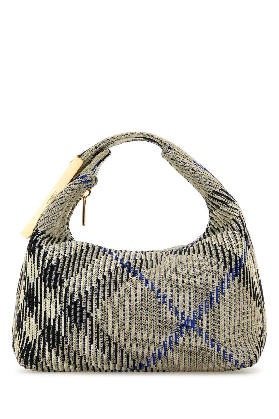 Burberry Exterior: 100% Nylon; Finishing: Golden metal mini bag in beige