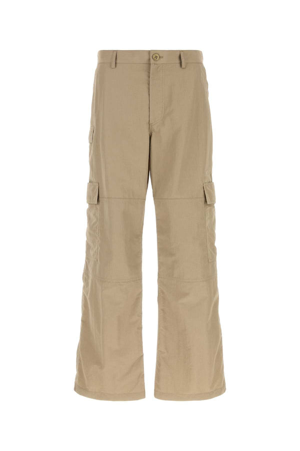 Balenciaga Pants 100% Nylon cargo pants in beige