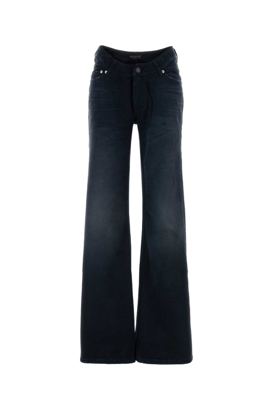 Balenciaga Waist Cotton 100% jeans in navy