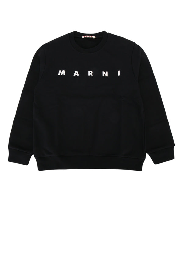Marni Kids 100% Cotton sweatshirt in black