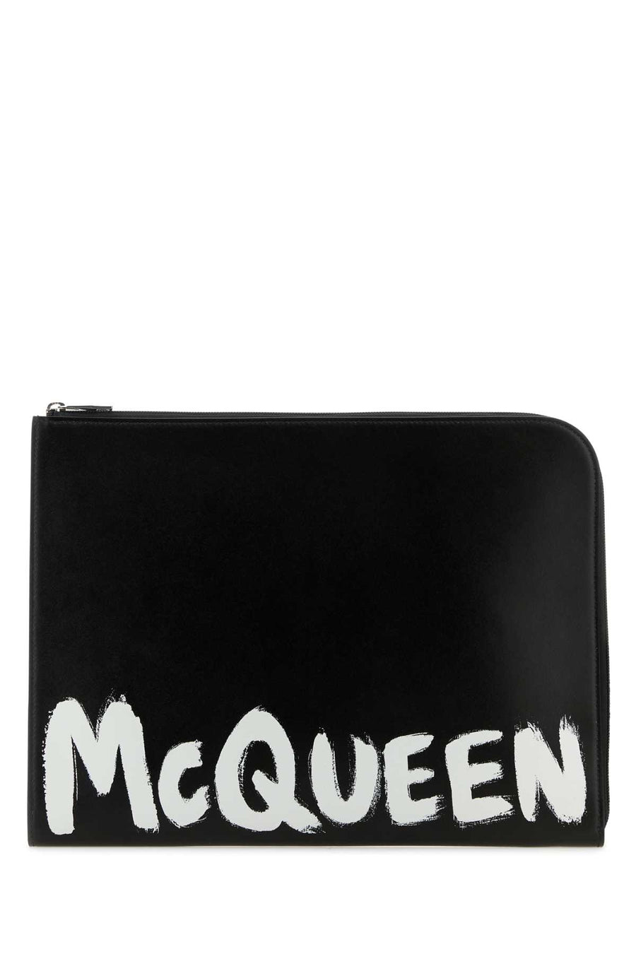 Alexander McQueen Exterior: 100% Leather wallet in black