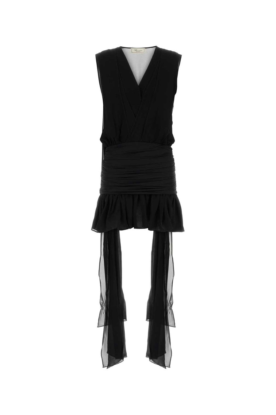 Blumarine Exterior: 100% Viscose; Lining: 75% Nylon dress in black