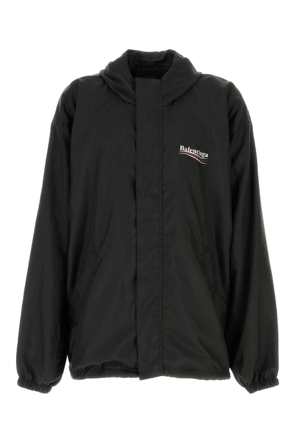 Black Polyester Jacket Giubbini