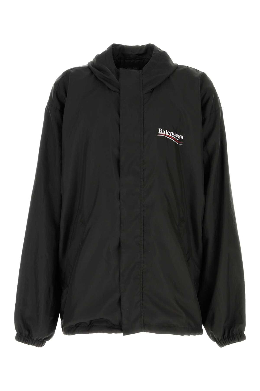 Balenciaga Jacket Exterior: 100% Polyester; Lining: 100% Polyester jacket in black