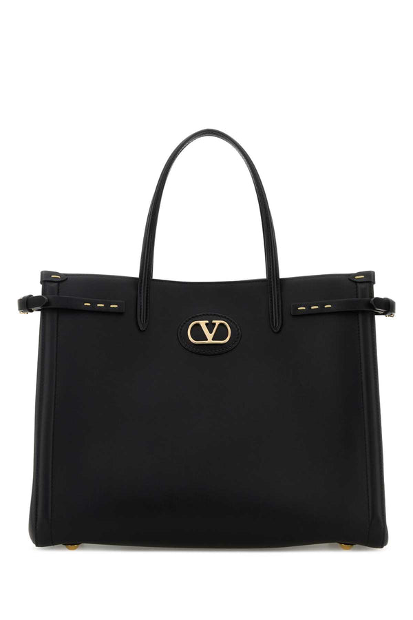 Valentino Garavani Exterior: 100% Leather shoulder bag in black