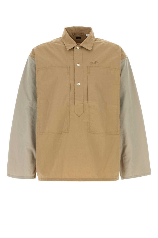 Nanamica Shirt 60% Cotton shirt in beige