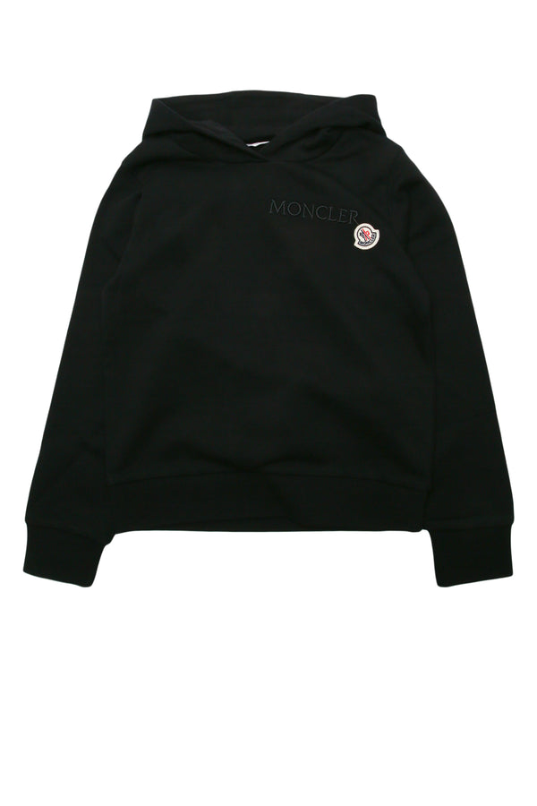 Moncler Jr Sweater 100% Cotton hoodie in black