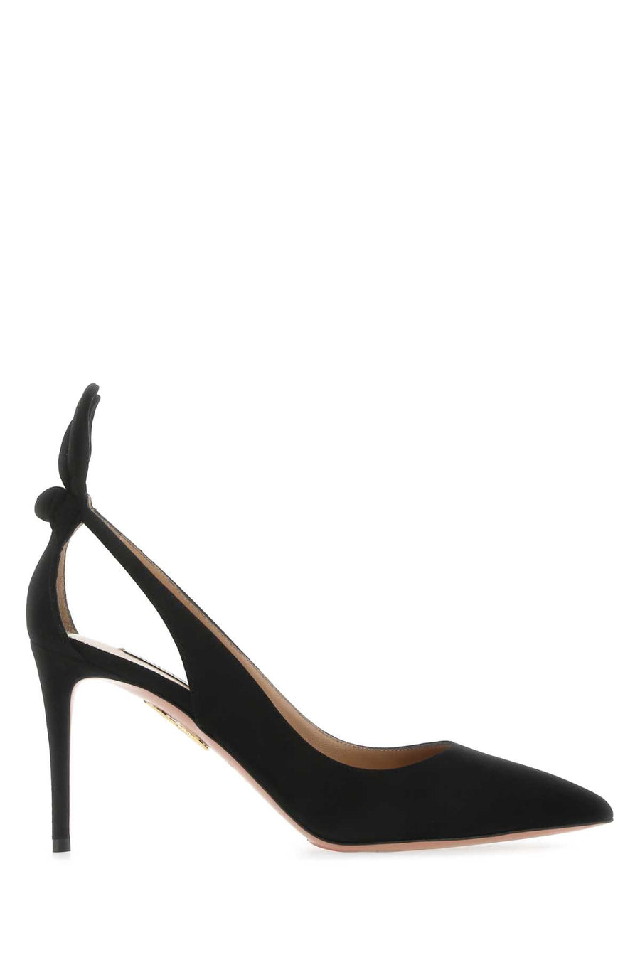 Aquazzura Tacco Upper: 100% Kid Suede Leather pump in black