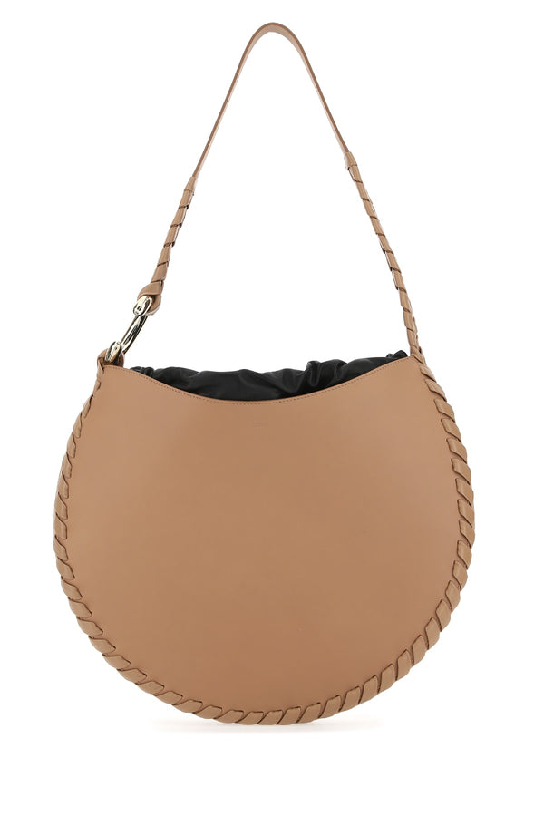 Chloé Leather shoulder bag in beige