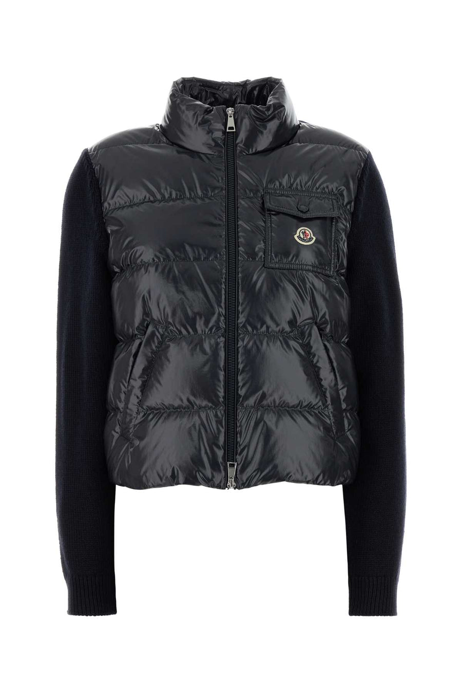 Moncler Exterior 1: 100% Virgin wool down jacket in black