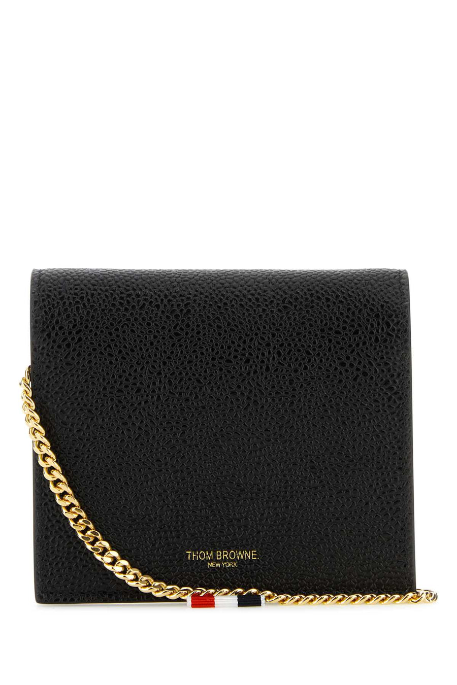 Thom Browne 100% Leather card case in black