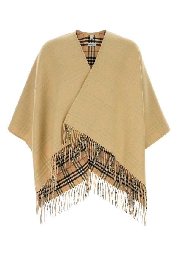 Burberry Exterior: 100% Wool shawl in beige
