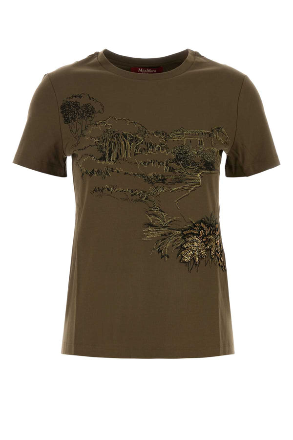 Mm Studio 100% Cotton t-shirt in green