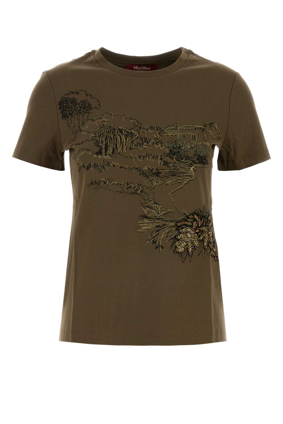 Mm Studio 100% Cotton t-shirt in green