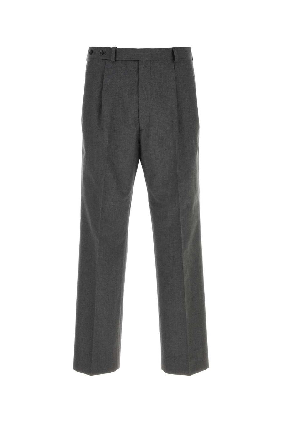 Prada 55% Virgin wool 45% Cotton trousers in gray