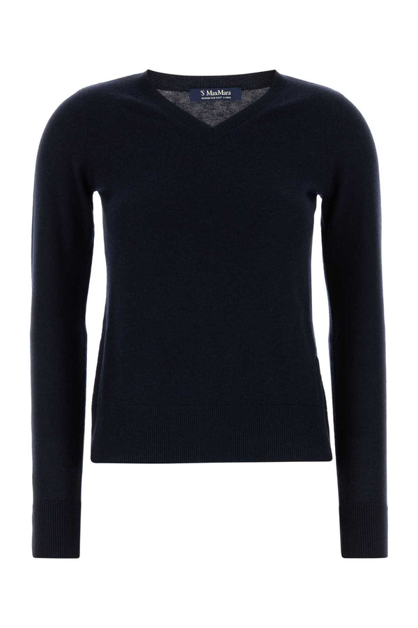 S Maxmara 100% Wool sweater in navy