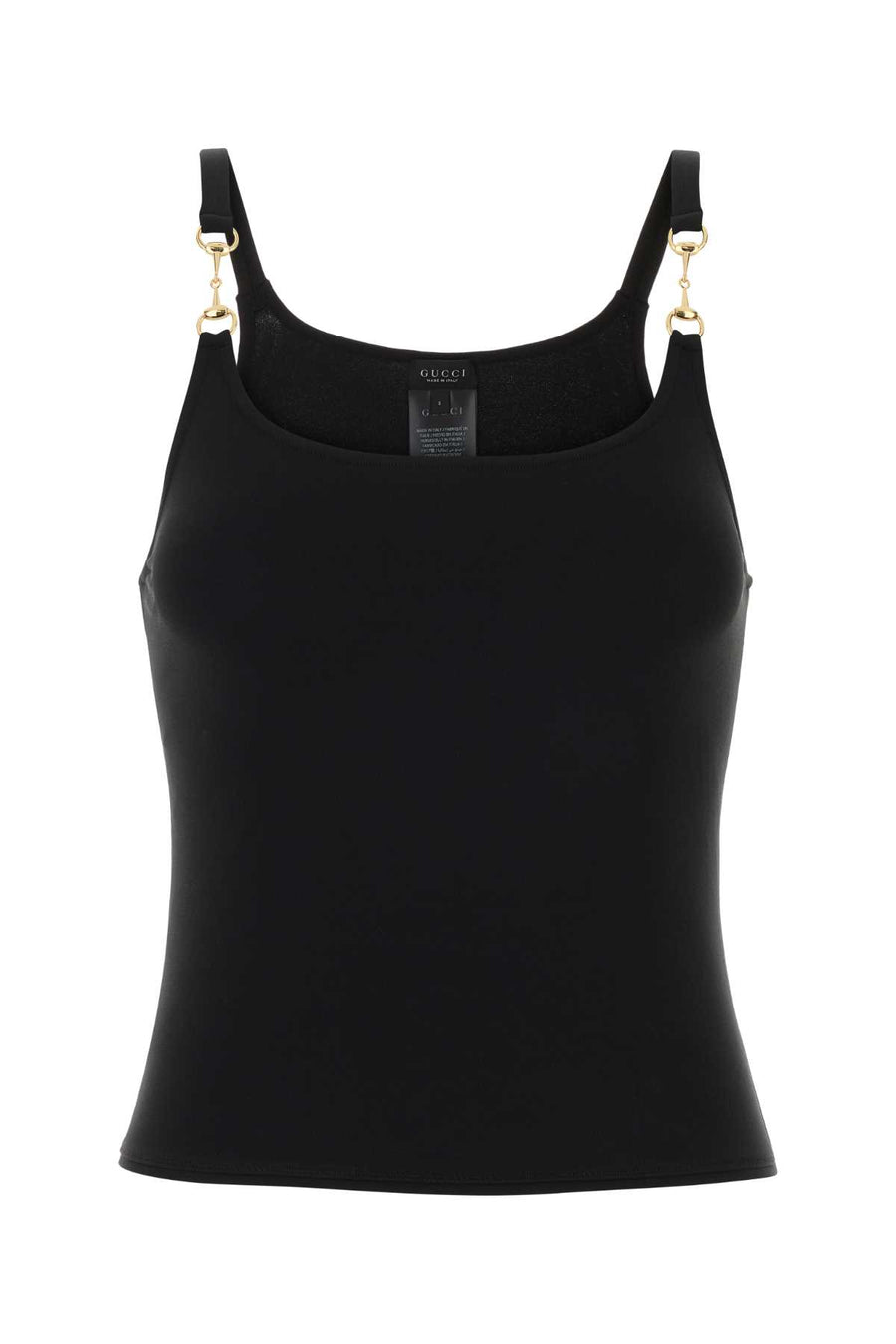 Gucci 95% Viscose tank top in black