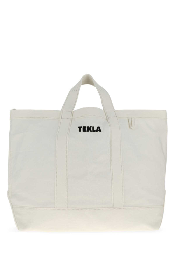 Tekla 100% Fabric tote bag in white