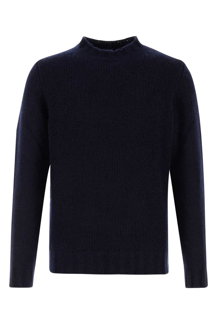 Fedeli Flake 74% Cashmere sweater in navy