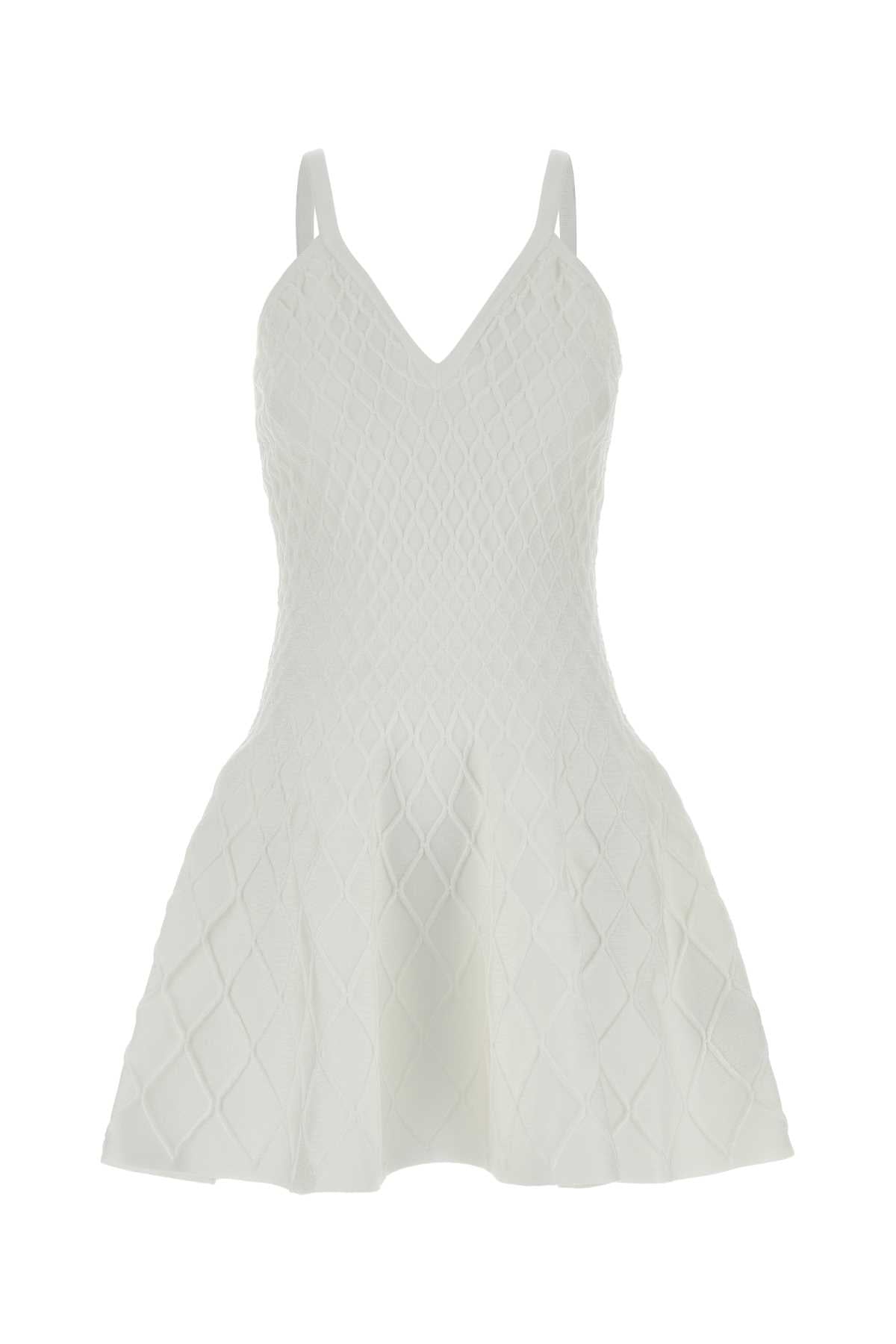 balmain white mini dress Balmain, Denim minidress, Women, White, US 14, Dresses, Cotton