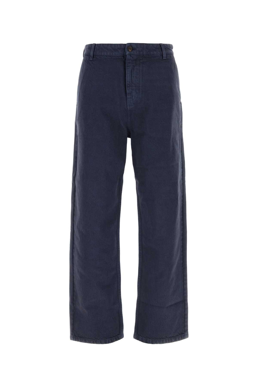 Miu Miu 100% Cotton trousers in navy