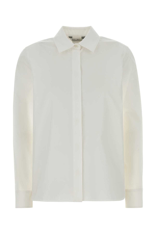 Max Mara 100% Cotton shirt in white