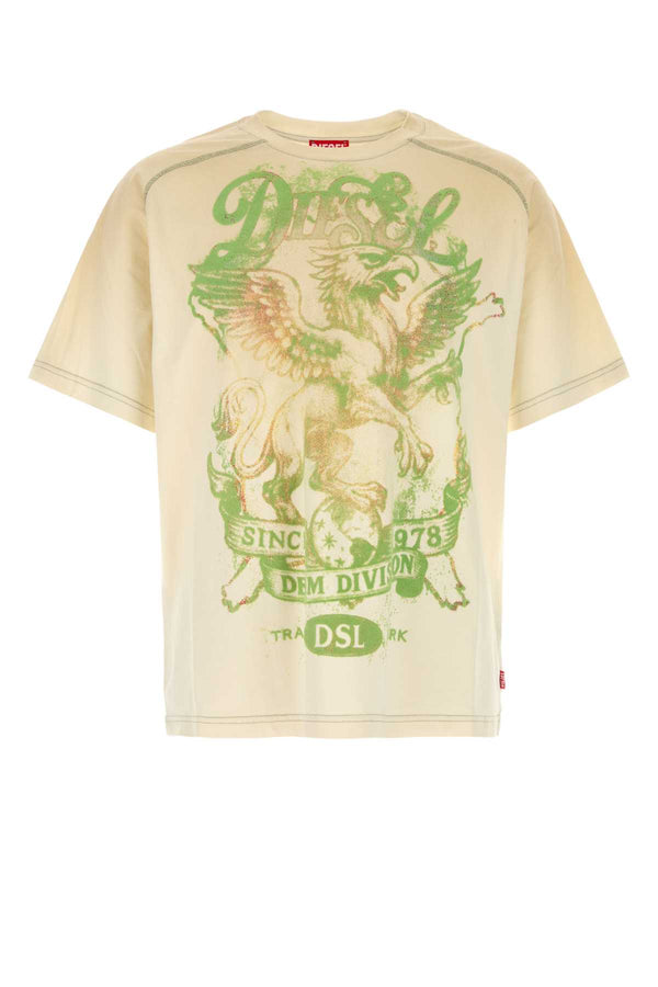Diesel 100% Cotton t-shirt in beige