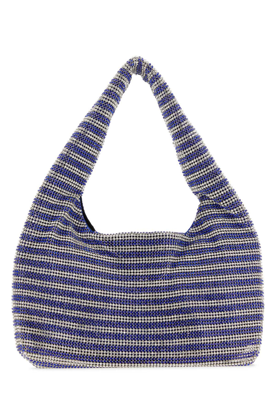 Kara Exterior: 100% Fabric shoulder bag in blue