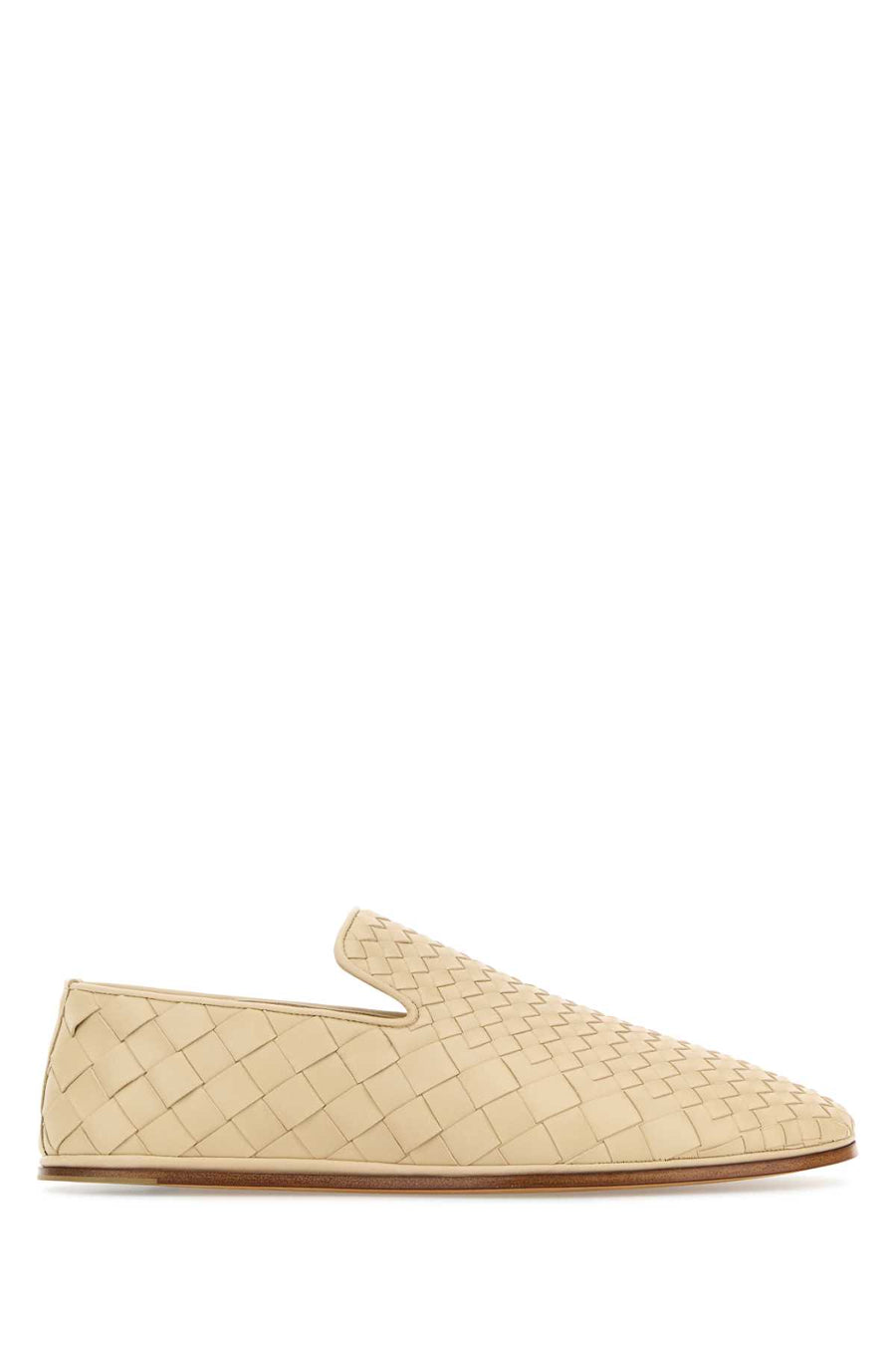 Bottega Veneta Slipper Exterior: 100% Nappa leather; Interior: 100% Leather; Sole: Leather loafer in beige