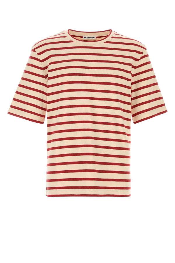 Jil Sander 100% Cotton t-shirt in red
