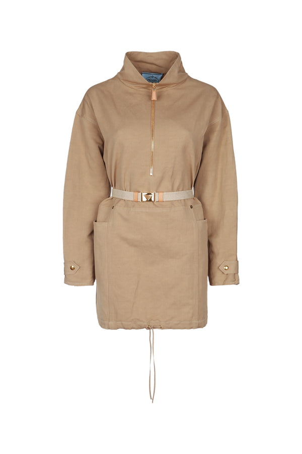 Prada 62% Cotton dress in beige