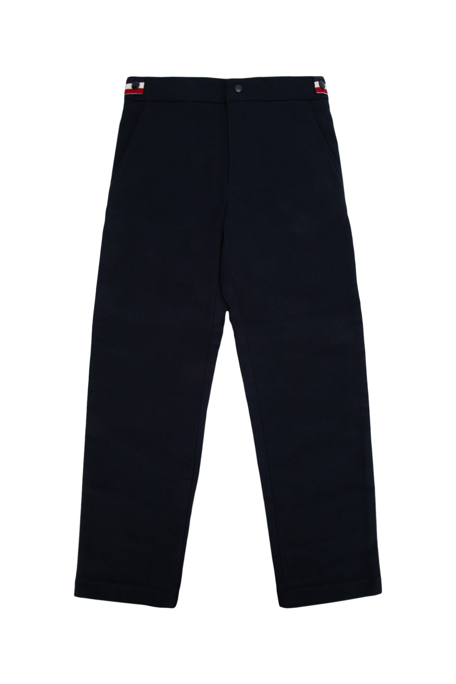 Moncler Jr 98% Cotton trousers in black