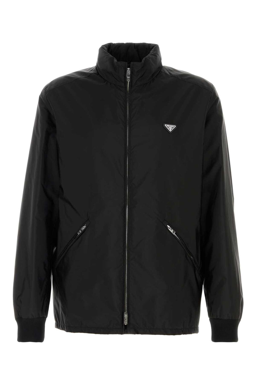 Prada Exterior: 100% Re-Nylon; Lining: 100% Re-Nylon jacket in black