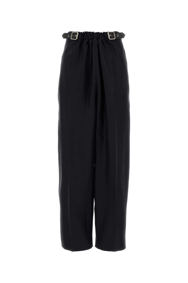 Loewe Trousers 71% Wool trousers in navy