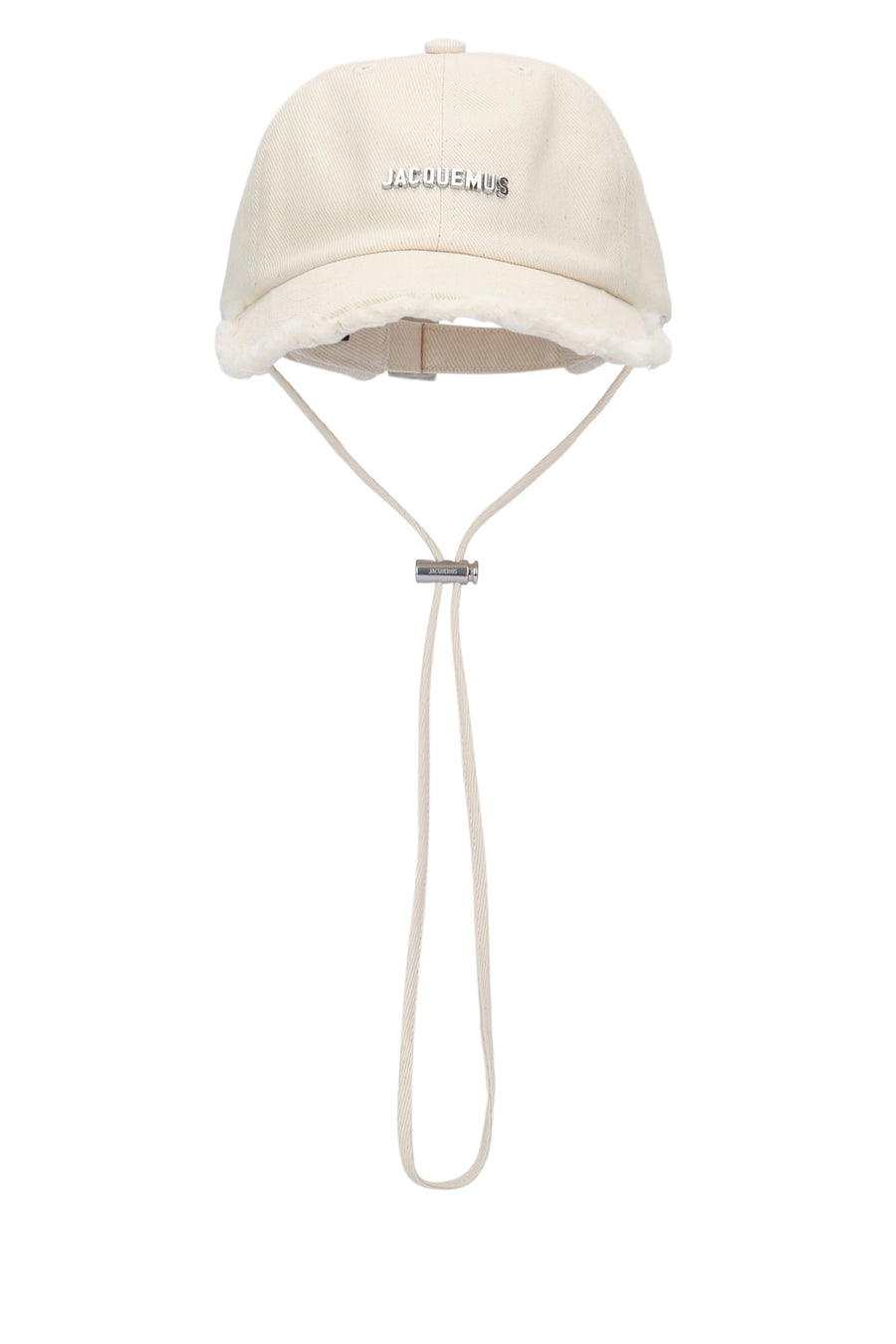 Jacquemus Casquette 100% Cotton baseball cap in white