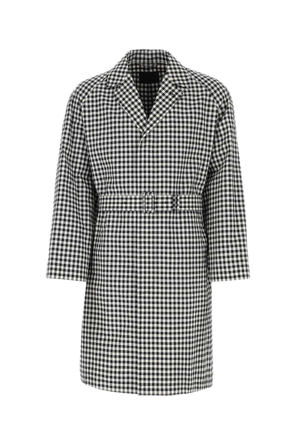 Prada 100% Cotton coat in black