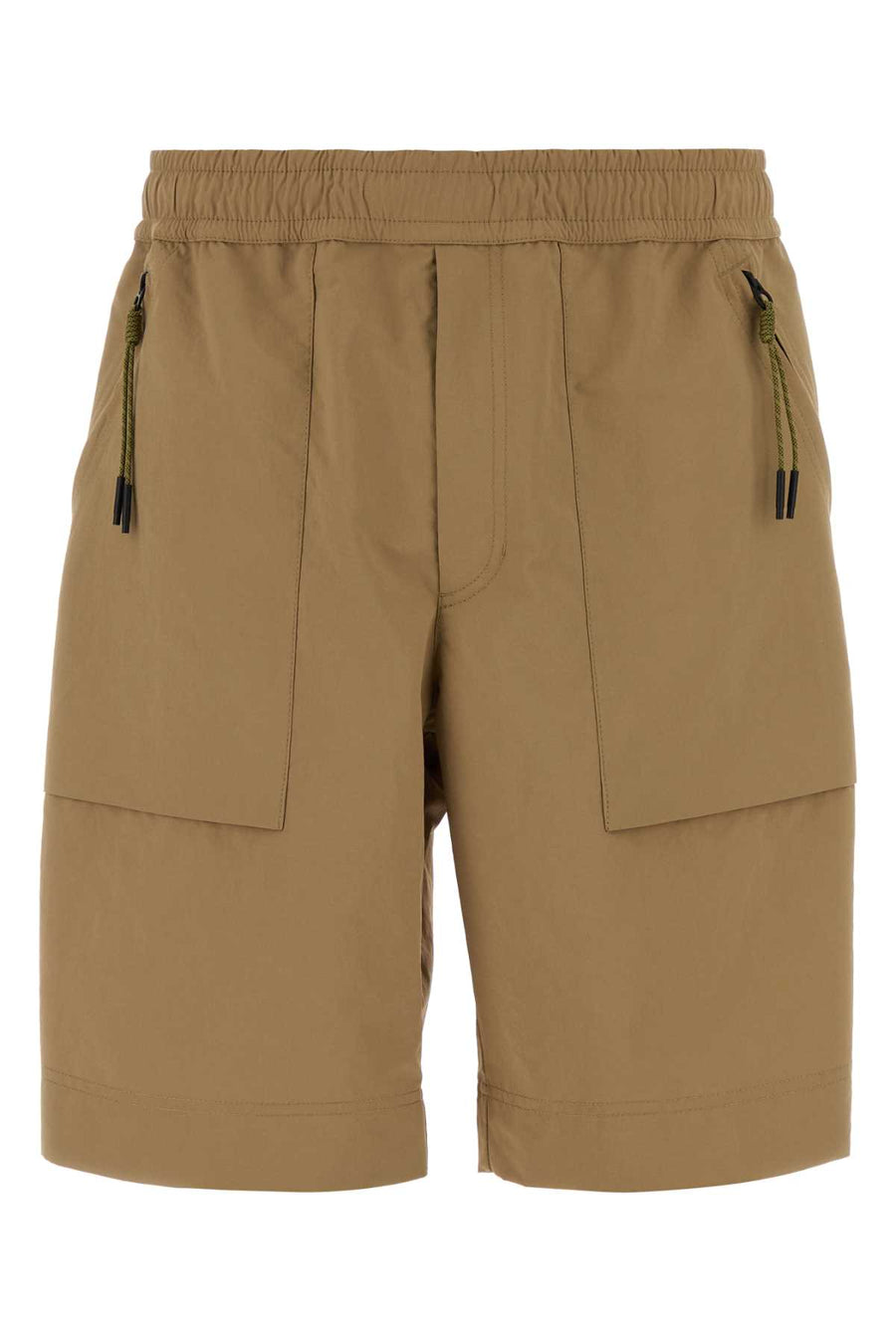 Moncler Grenoble 100% Polyester bermuda shorts in beige