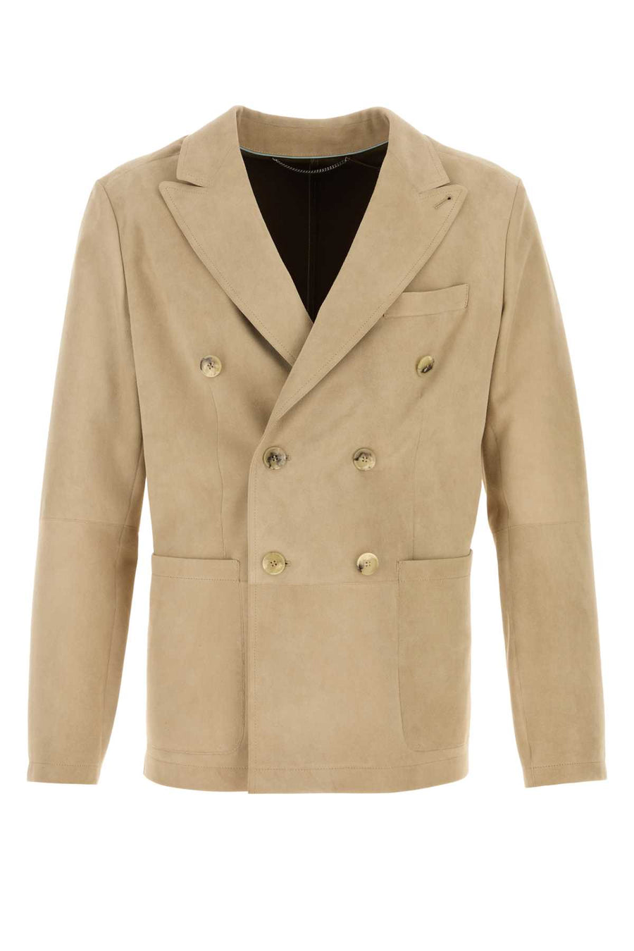 Canali Doppio 100% Suede blazer in beige