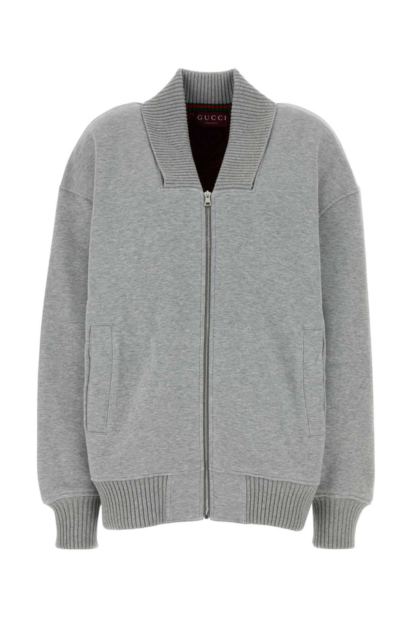 Gucci Sweatshirt Exterior: 60% Cotton 40% Nylon sweatshirt in gray