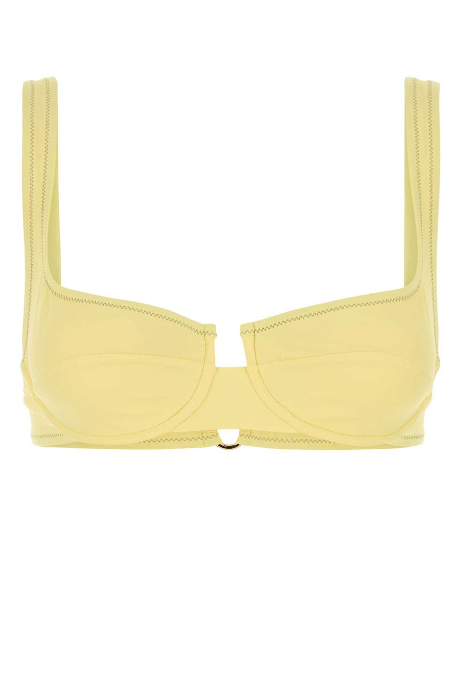 Reina Olga Bikini Exterior: 78% Nylon 22% Elastane; Lining: 78% Nylon 22% Elastane bikini top in yellow