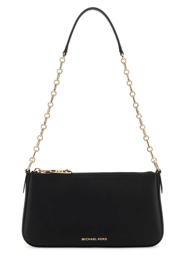 Michael By Michael Kors Chain 100% cow leather shoulder bag in black