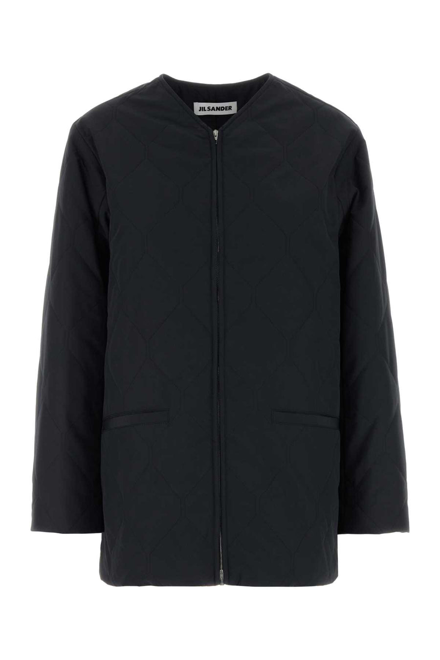 Black Polyester Jacket 001 Giacche E Gilet