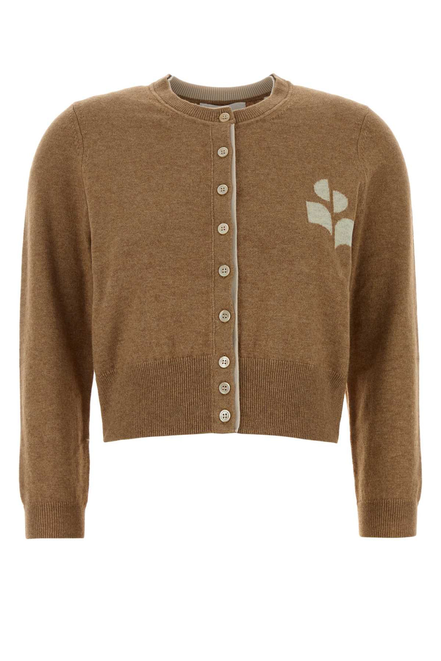 Isabel Marant Etoile 70% cotton cardigan in camel
