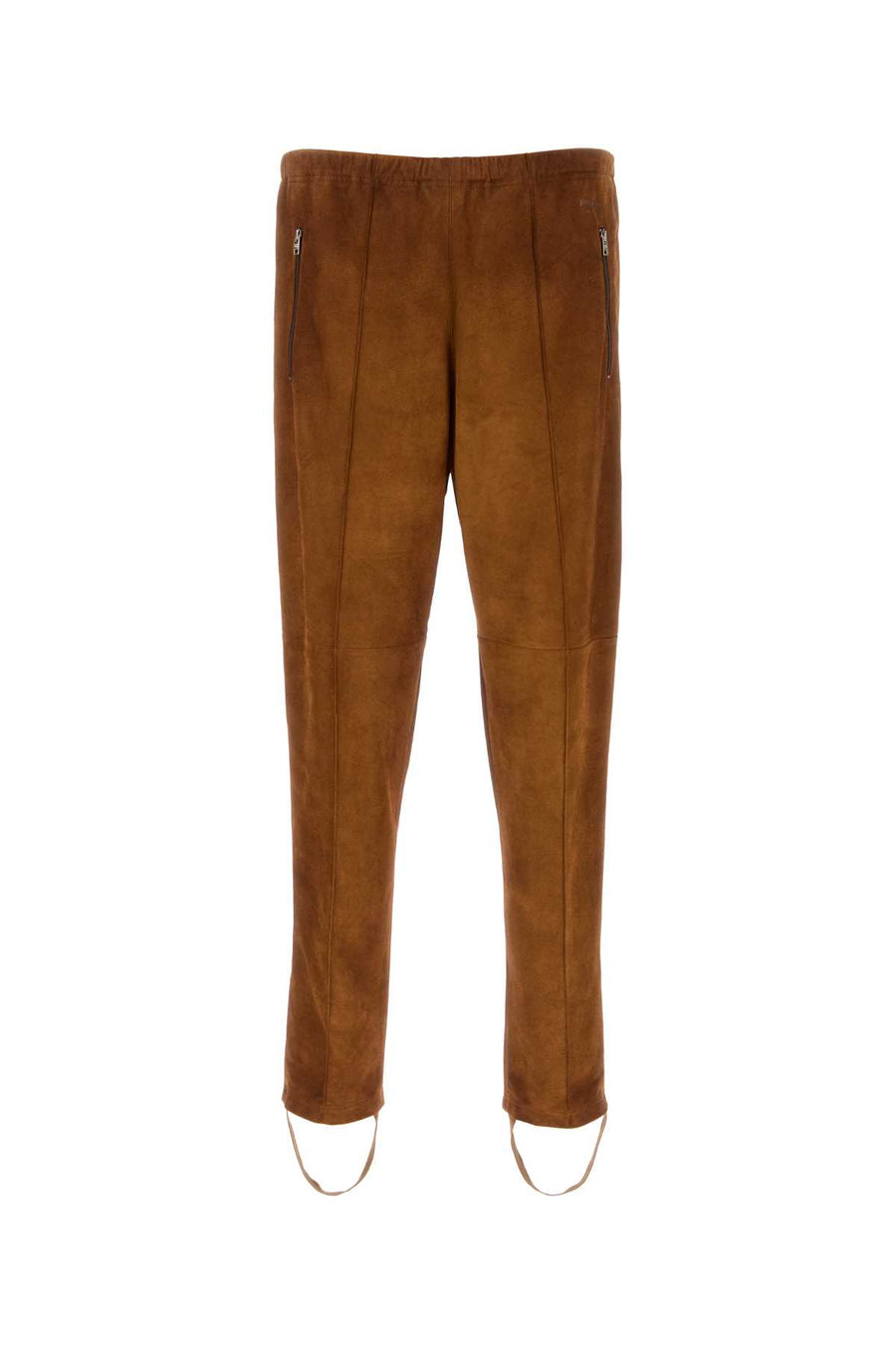 Prada 100% Agnello trousers in brown