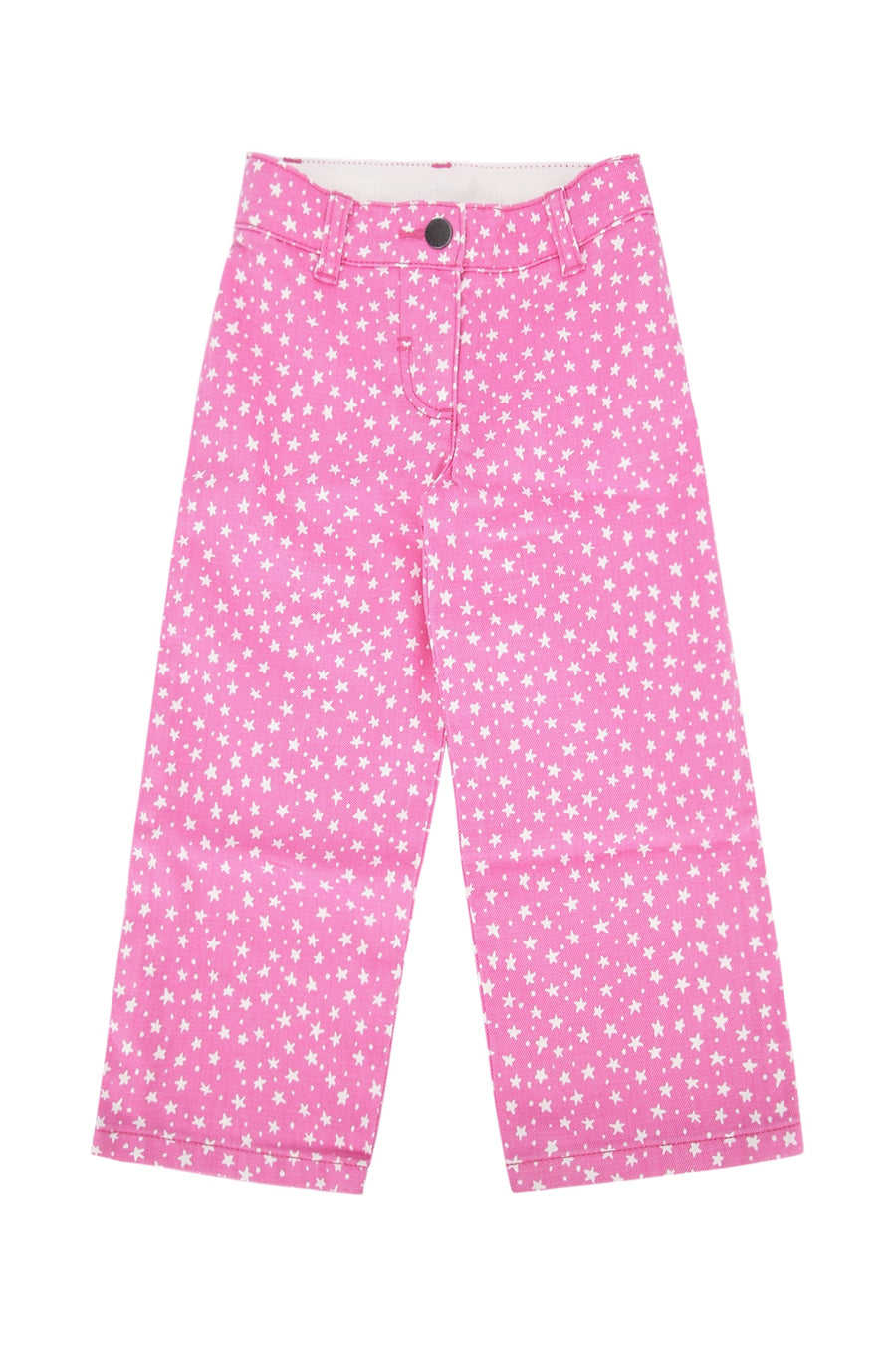 Stella Mccartney Kids 97% Cotton trousers in pink