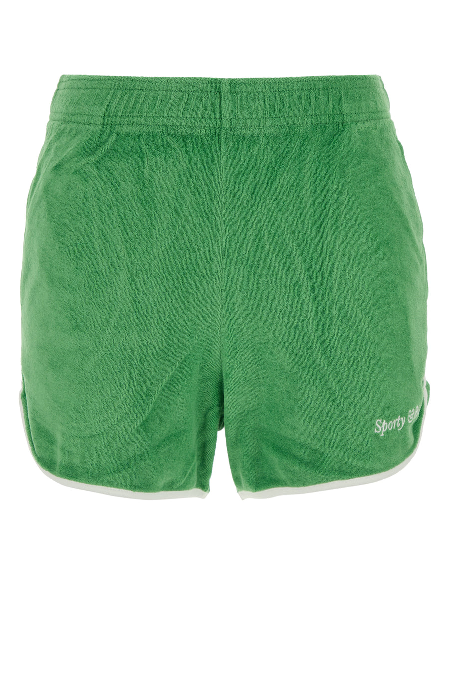 Sporty & Rich 100% Cotton shorts in green