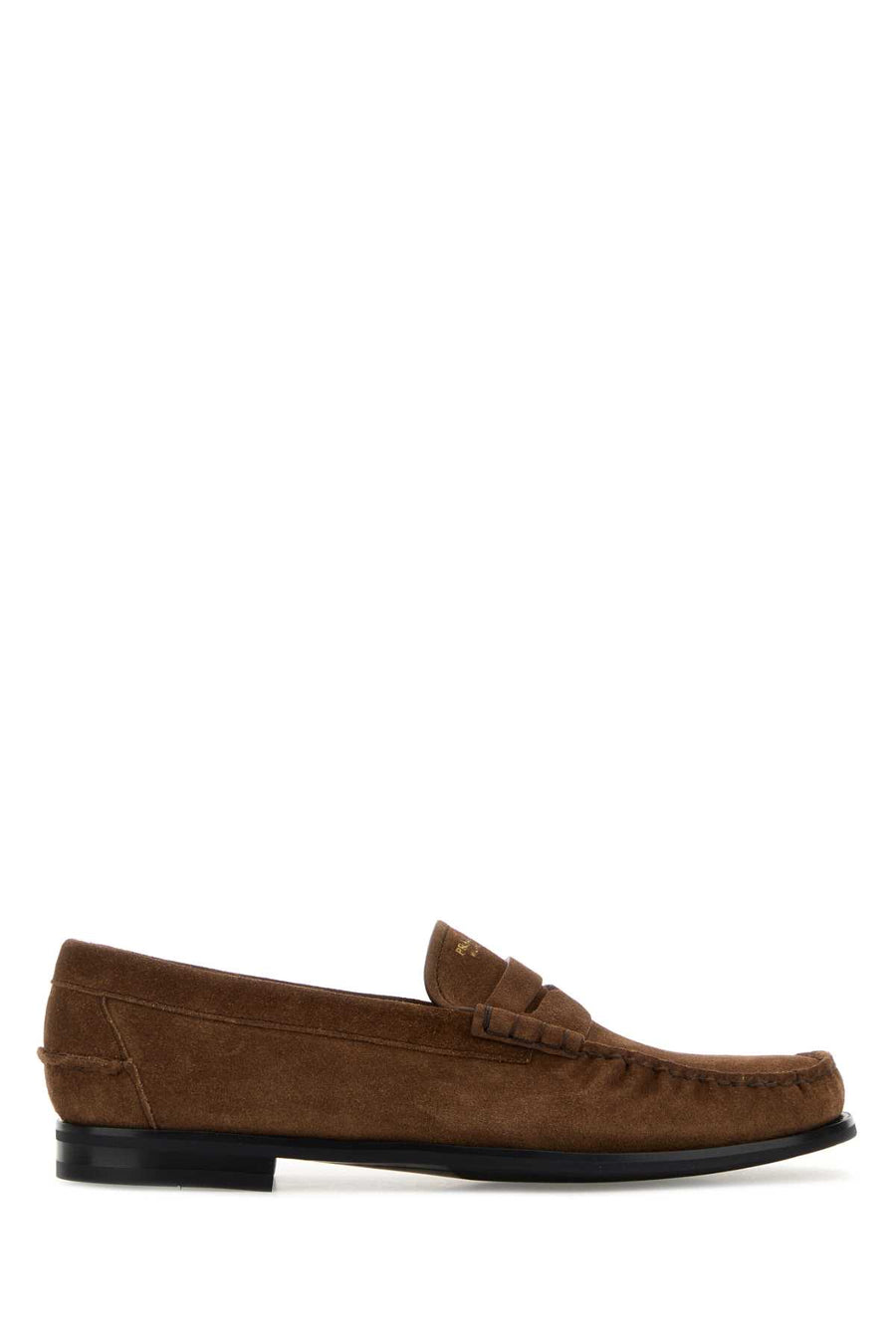 Prada Exterior: 100% Suede loafer in brown