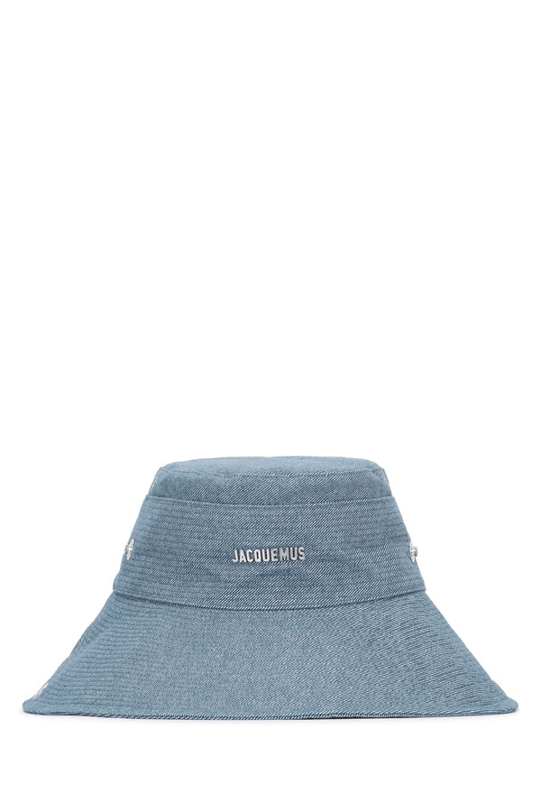 Jacquemus LE 55% Linen bucket hat in blue